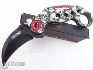 Auction Knife caribbean (claw) Wild Wolf - Skulls 75x190 Auction Knife caribbean (claw) Wild Wolf - Skulls 75x190