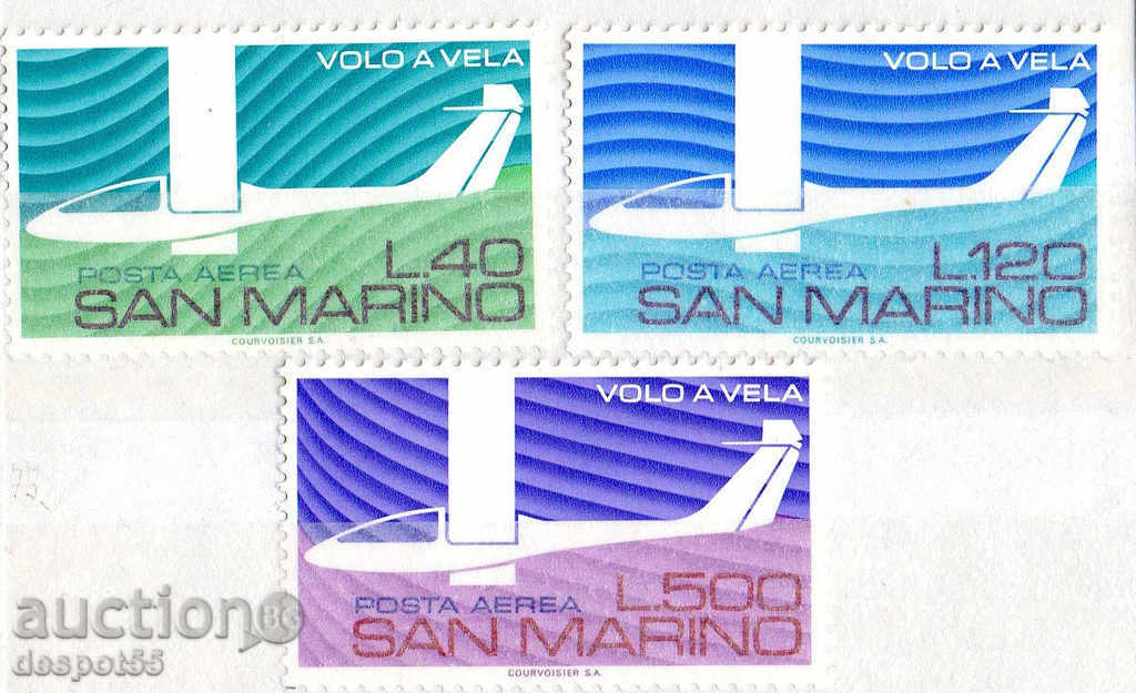 1974. San Marino. 50 years of flying in Italy.