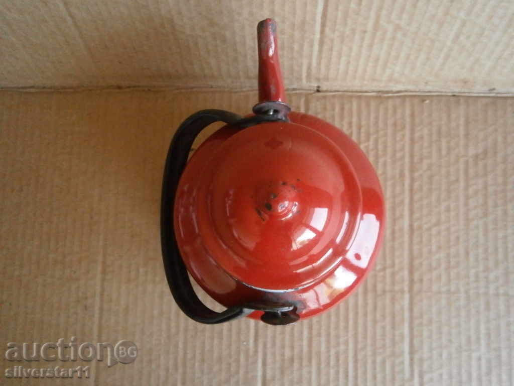 enameled teapot 60s - 6 enameled teapot 60s - 6