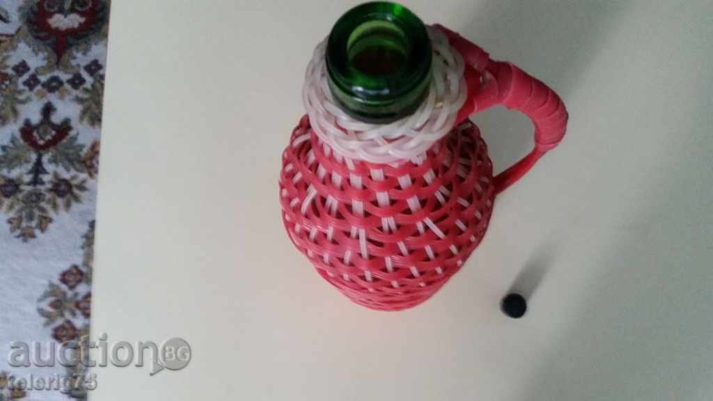 Old Bottle / Shish / Damage with Beautiful Baler with price 15.00 BGN | € 7.67