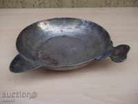 Old metal French dish - 408 g