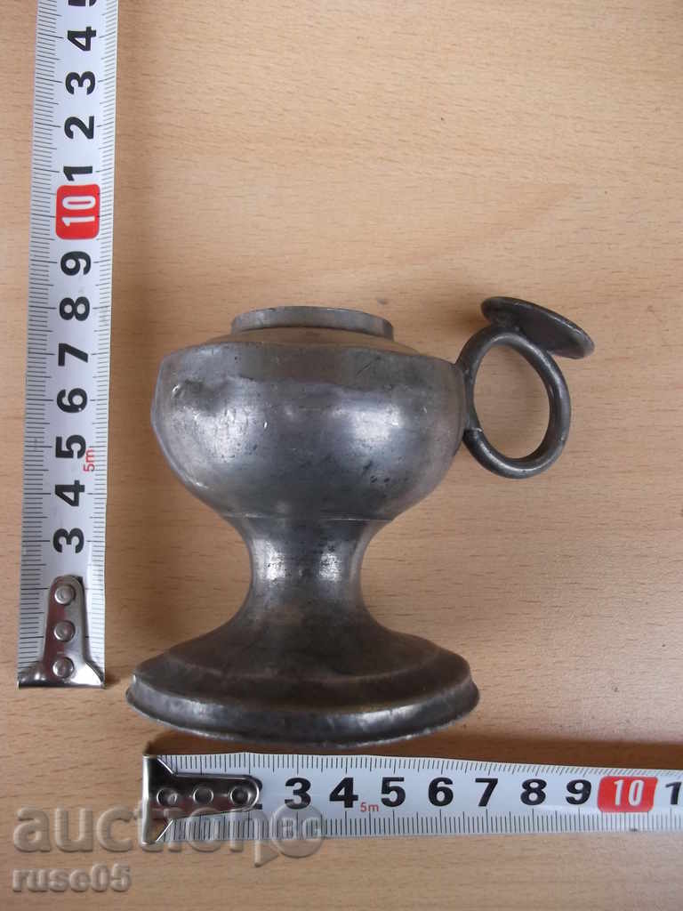 Old metal bowl - 158,2 g with price 15.00 BGN | € 7.67 Old metal bowl - 158,2 g with price 15.00 BGN | € 7.67