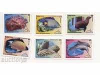 Чисти марки Морска фауна 2010 от Куба