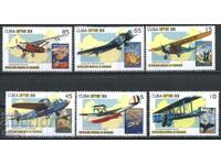 Чисти марки Самолети 2010 от Куба