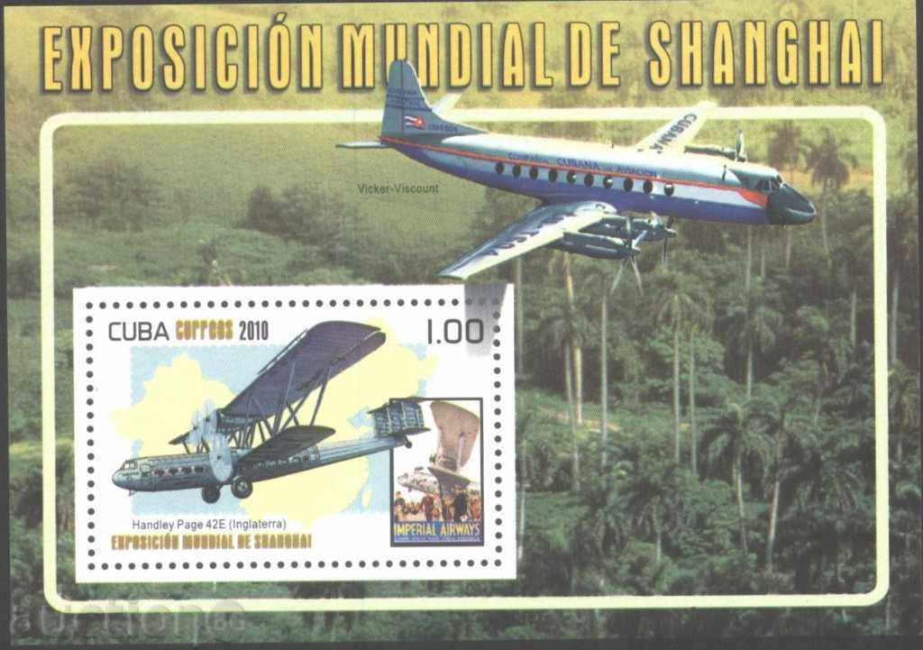 Чист блок Авиация Самолет  2010 от Куба