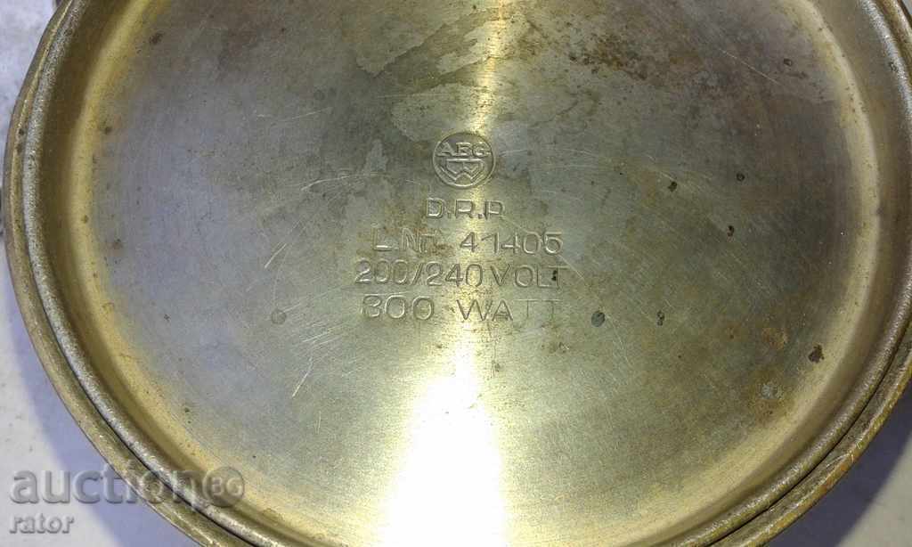 Old appliance, coffee maker AEG -DRP Deutsche Reich Patent - Germany - 5 Old appliance, coffee maker AEG -DRP Deutsche Reich Patent - Germany - 5