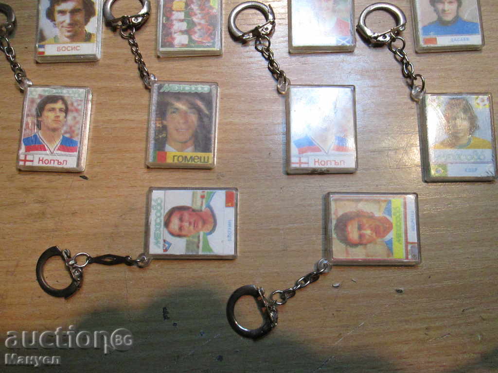 Auction We sell 14 old keychains - Mexico 86 yrs .RRRRRR Auction We sell 14 old keychains - Mexico 86 yrs .RRRRRR