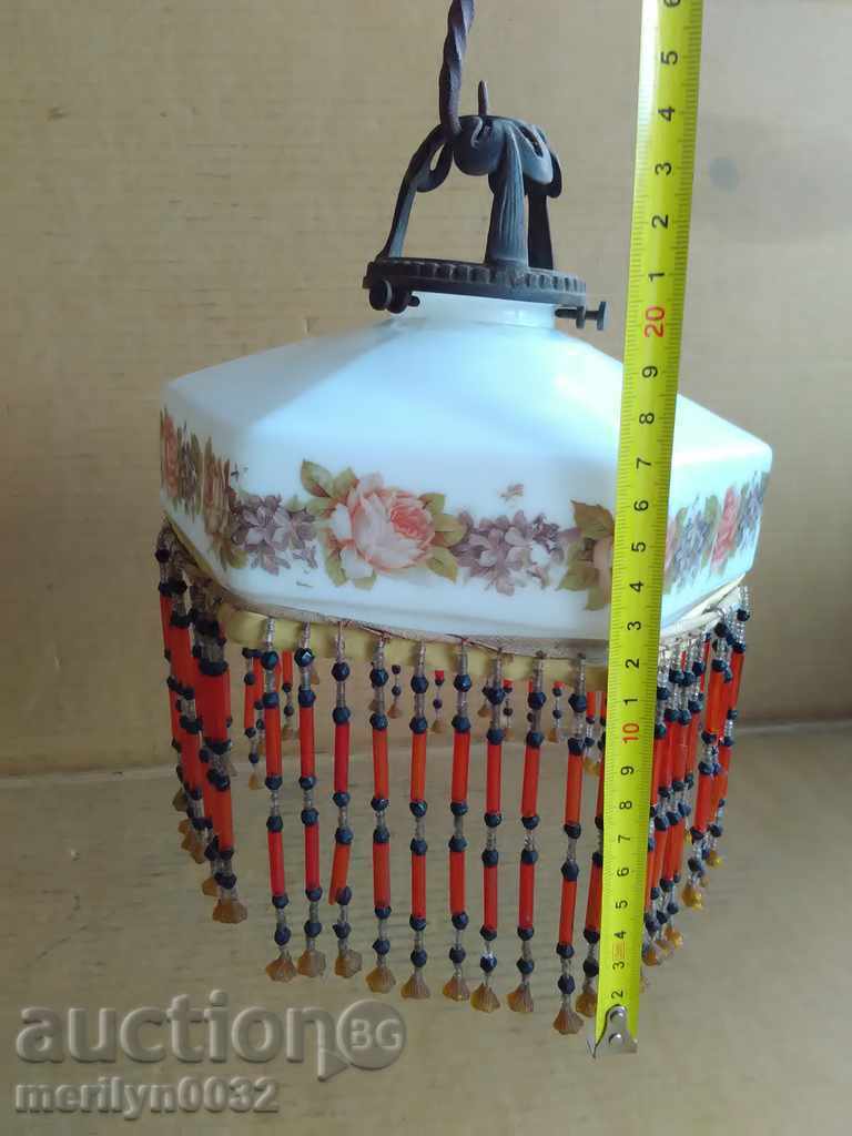 Old glass shade, lamp, lamp, chandelier - 5 Old glass shade, lamp, lamp, chandelier - 5