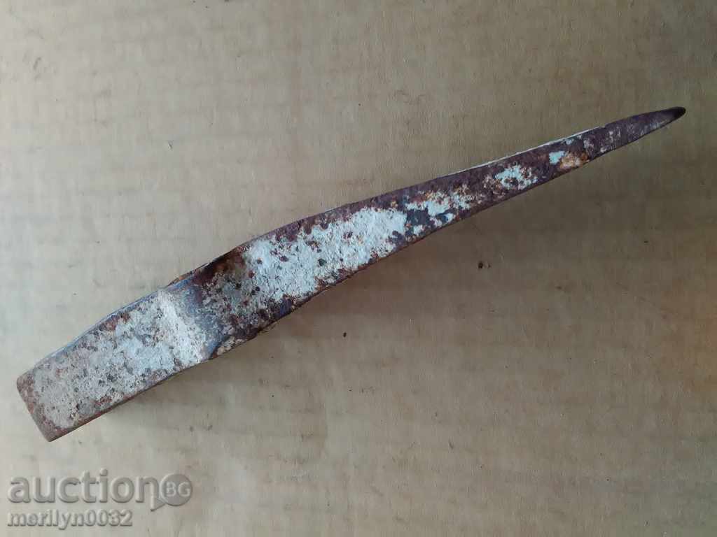 Old Bulgarian hammer hammer tool forged wrought iron with price 39.00 BGN | € 19.94