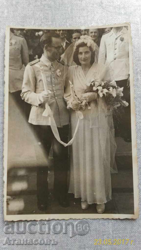 Fotografia veche Nunta lui Philip Kutev