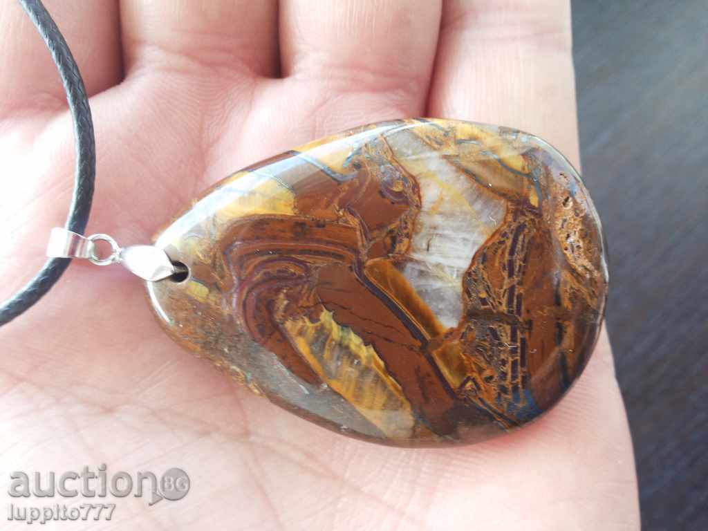 agate - pendant - tiger eye with price 44.99 BGN | € 23.00 agate - pendant - tiger eye with price 44.99 BGN | € 23.00