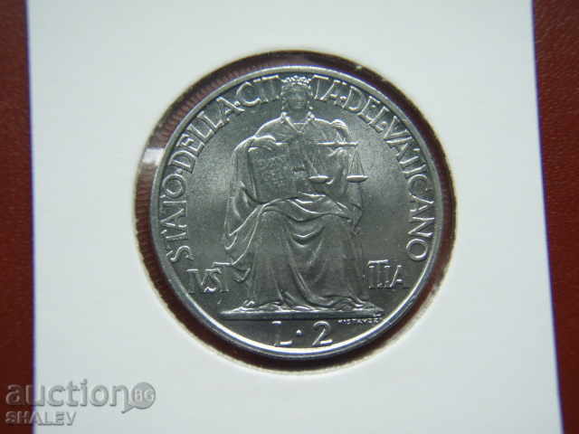 Auction 2 Lire 1942 Vaticana - Unc Auction 2 Lire 1942 Vaticana - Unc