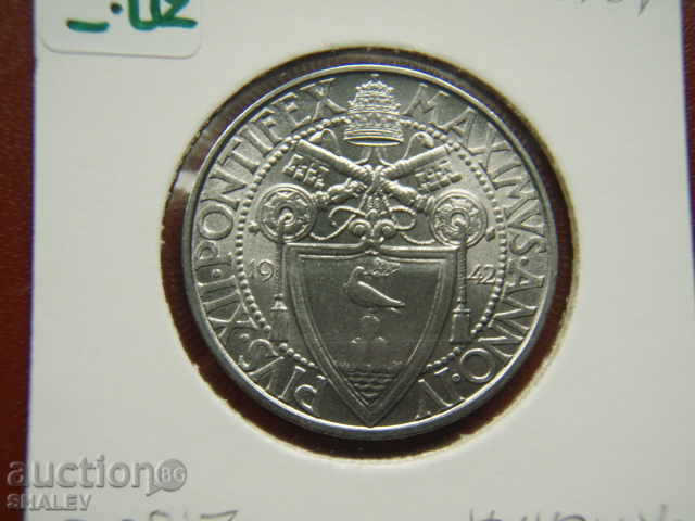 Livrarea 2 Lire 1942 Vaticana - Unc
