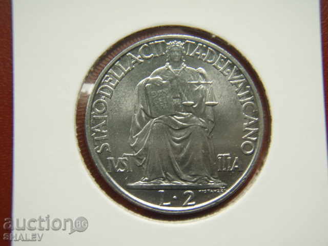 2 Lire 1942 Vaticana - Unc