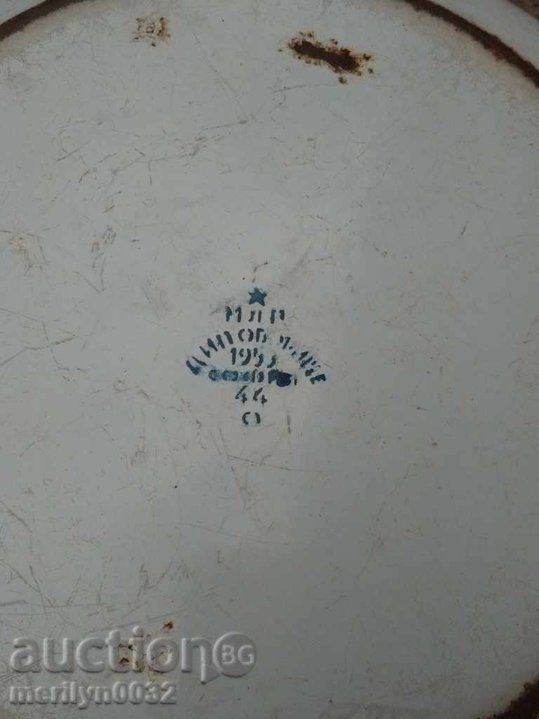 Παράδοση Εμαγιέ μπολ, δοχείο δίσκο με σμάλτο Παράδοση Εμαγιέ μπολ, δοχείο δίσκο με σμάλτο