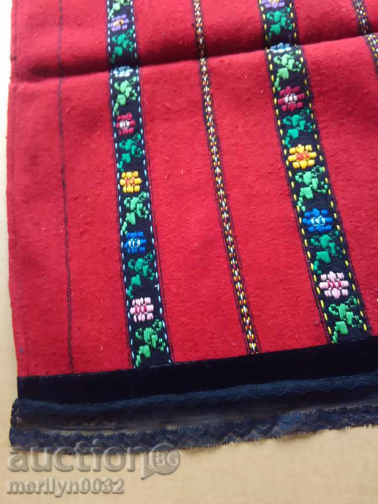 Old woven, embroidered and embroidered apron, costume, suckman - 7 Old woven, embroidered and embroidered apron, costume, suckman - 7