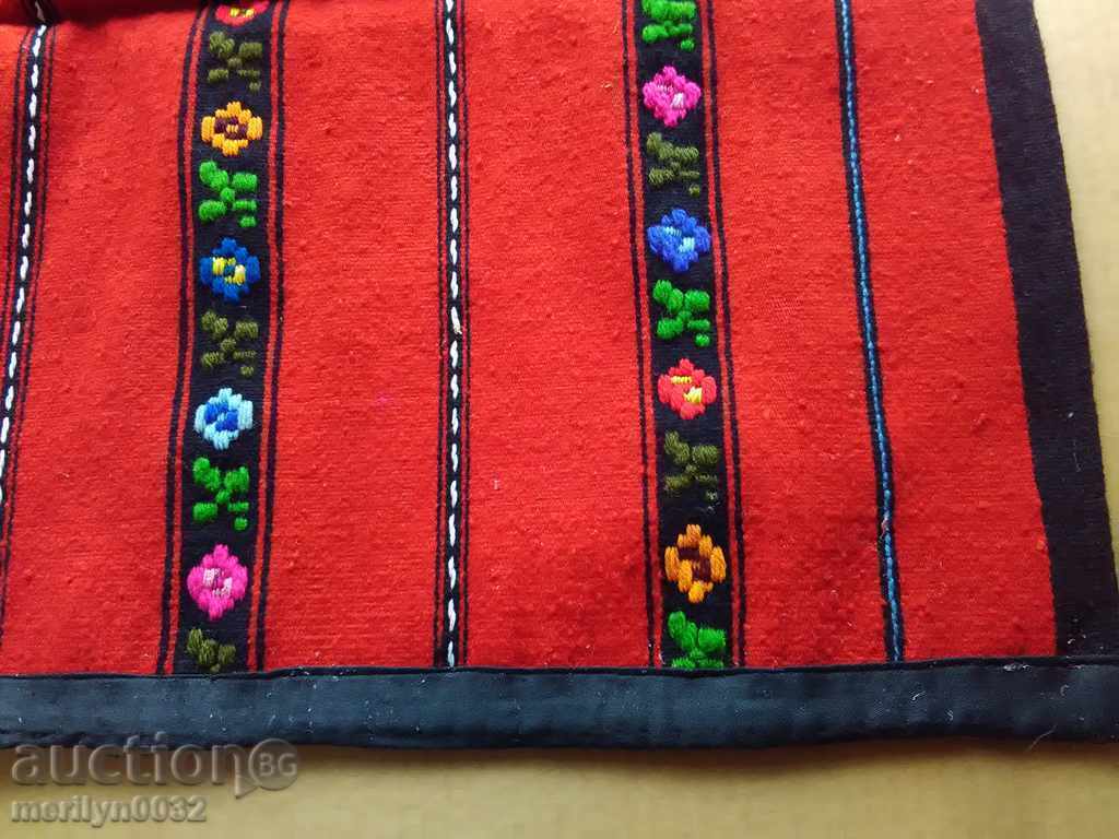 Old woven, embroidered and embroidered apron, costume, sukman with price 98.00 BGN | € 50.11 Old woven, embroidered and embroidered apron, costume, sukman with price 98.00 BGN | € 50.11