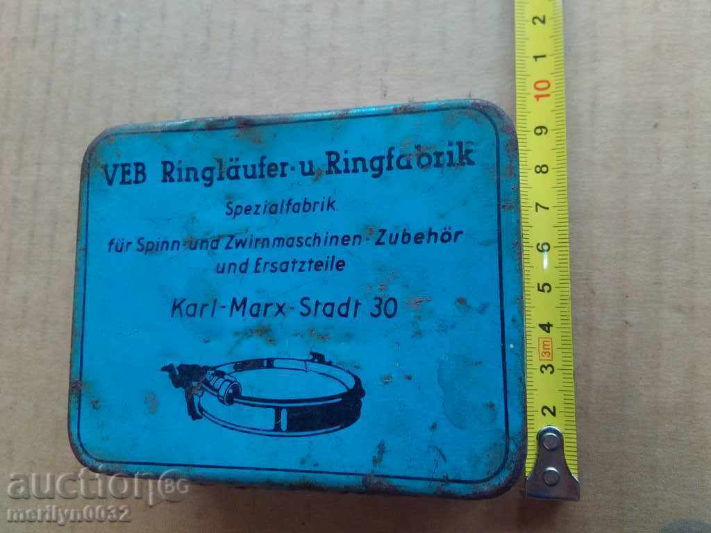 Auction Old German metal box box Auction Old German metal box box