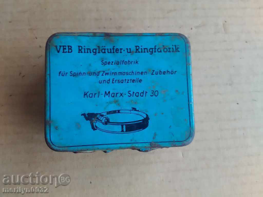 Old German metal box box
