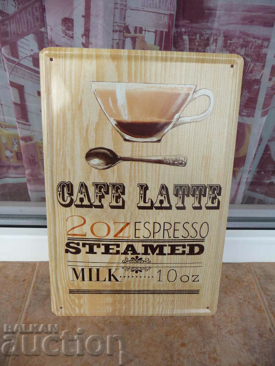 Coffee plate Late Cafe Latte espresso espresso milk with price 18.00 BGN | € 9.20 Coffee plate Late Cafe Latte espresso espresso milk with price 18.00 BGN | € 9.20