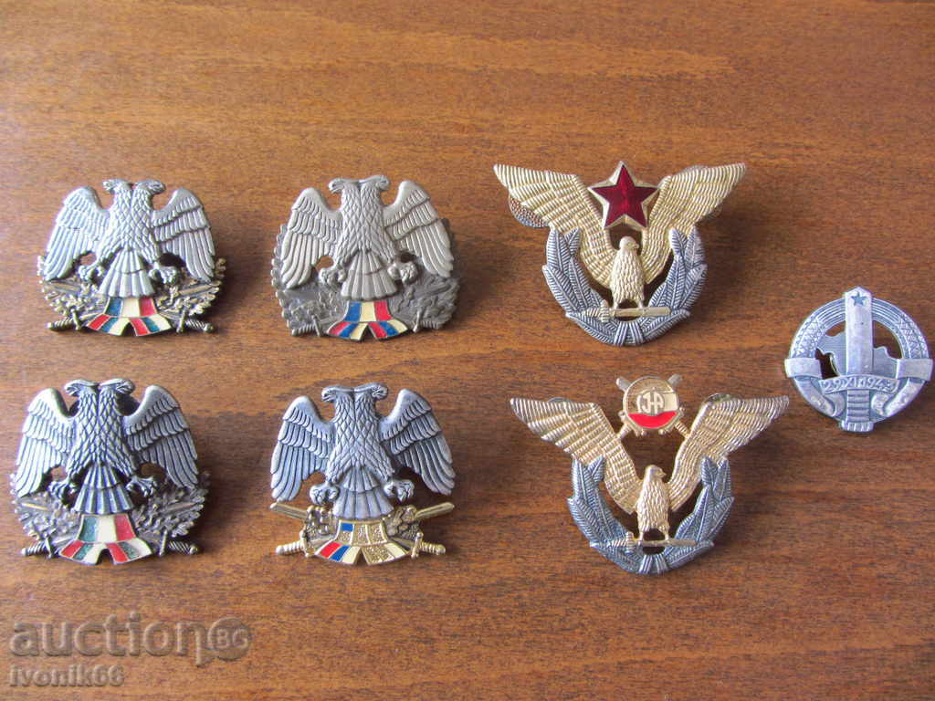 лот/колекция сръбски военни знаци/отличия-всички са различни