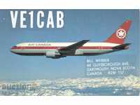 Radio postcard - Boeing 767