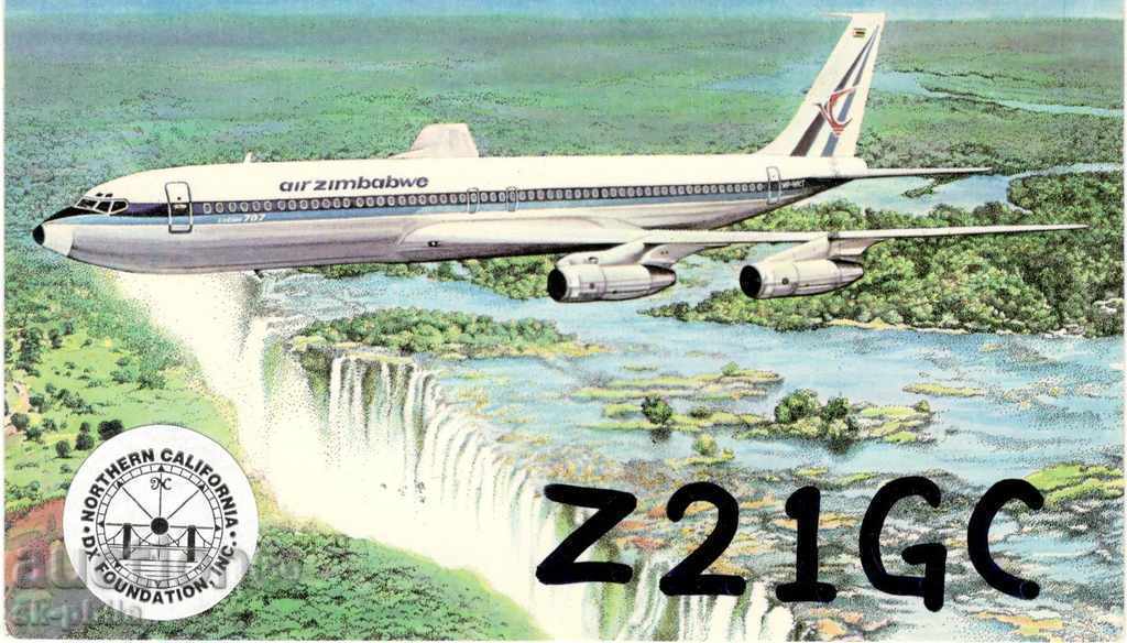 Radio postcard - Boeing 707-303В