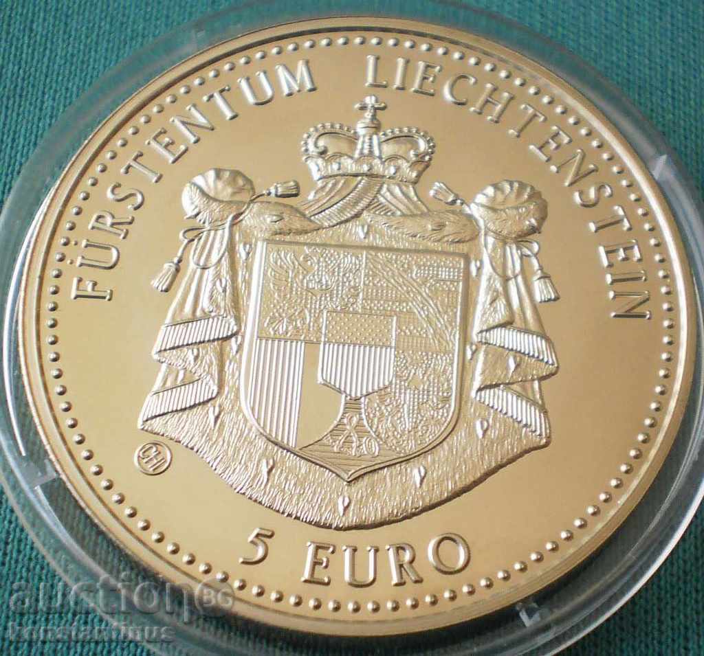 Livrarea Liechtenstein 5 Euro 1997 UNC Rare
