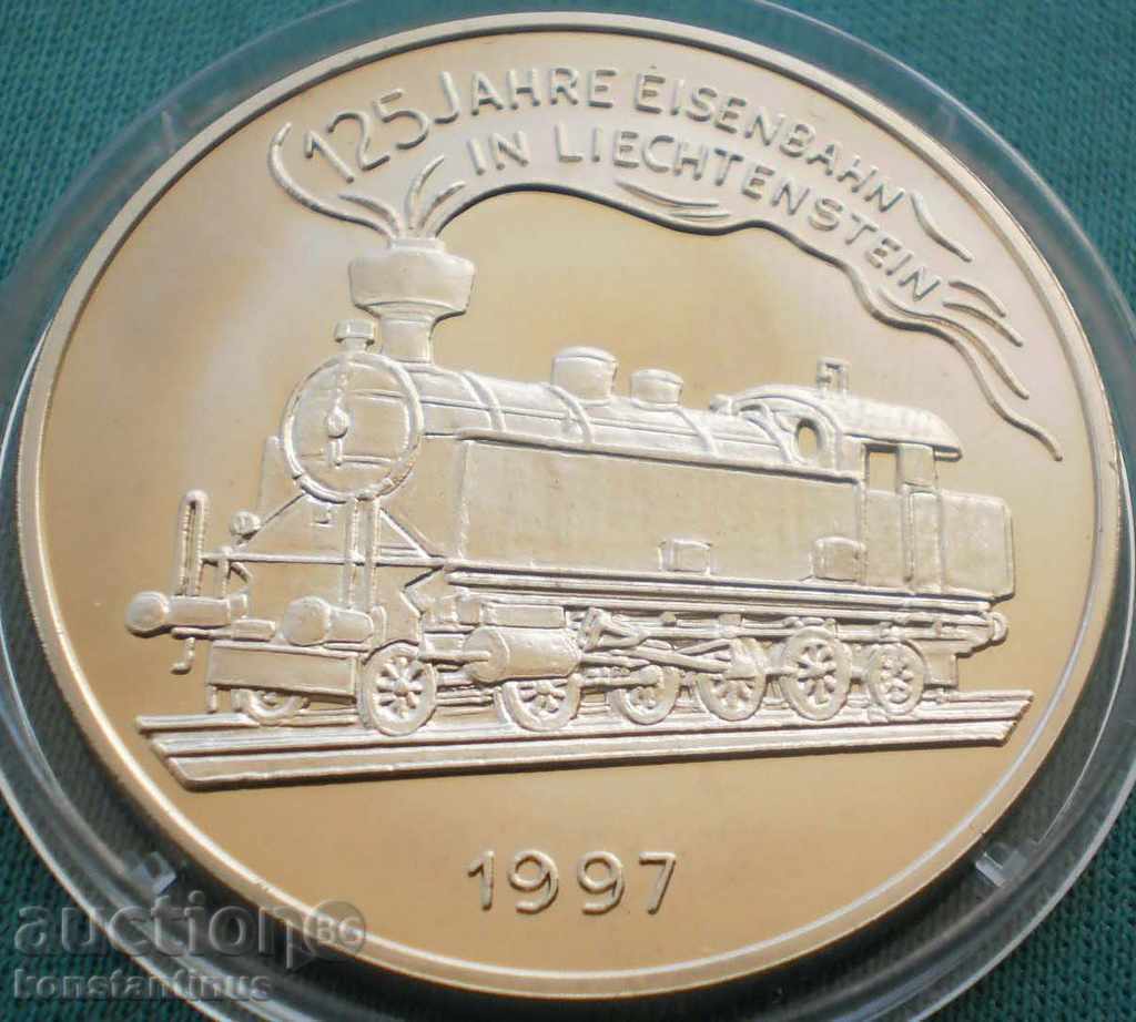Liechtenstein 5 Euro 1997 UNC Rare - 5