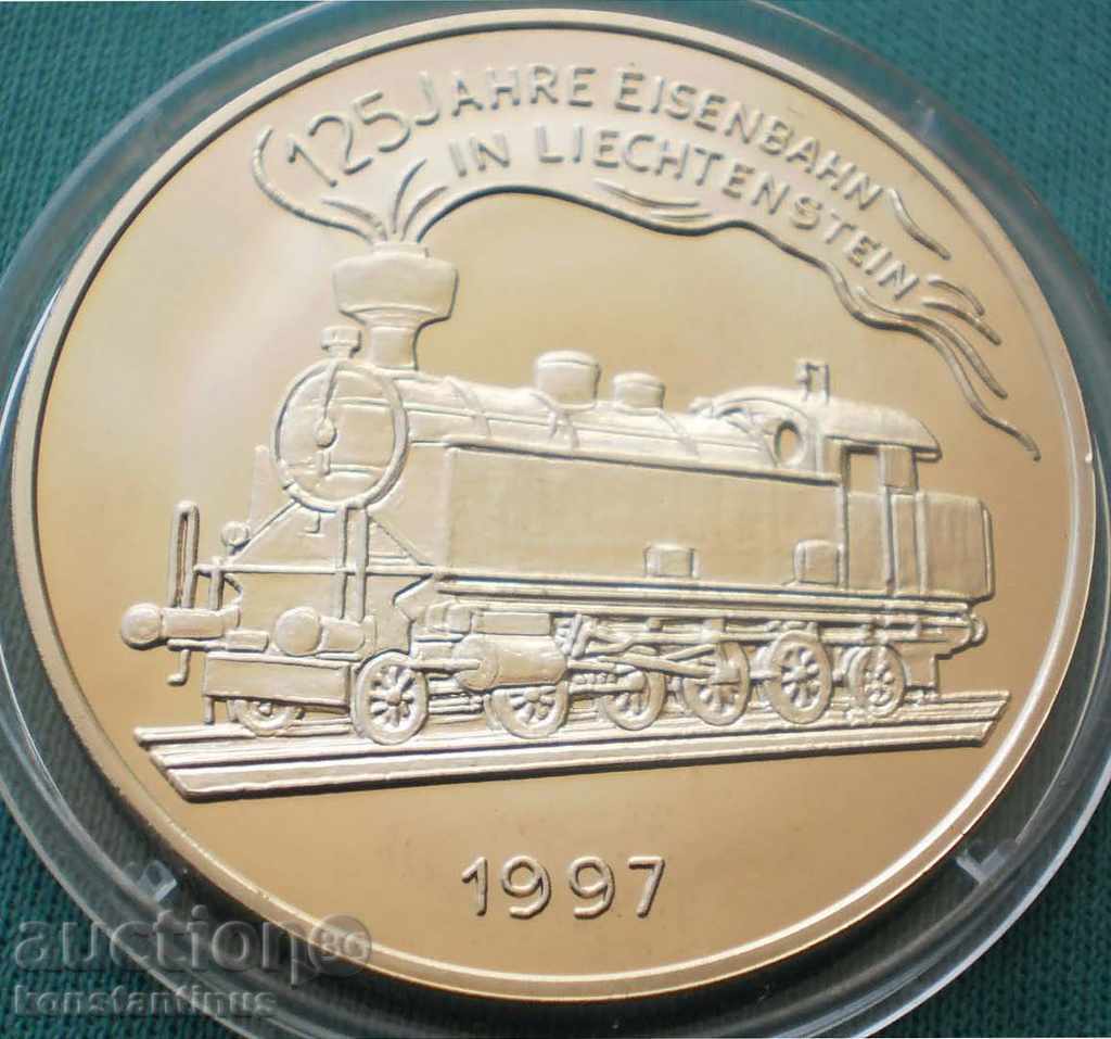 Liechtenstein 5 Euro 1997 UNC Rare - 6