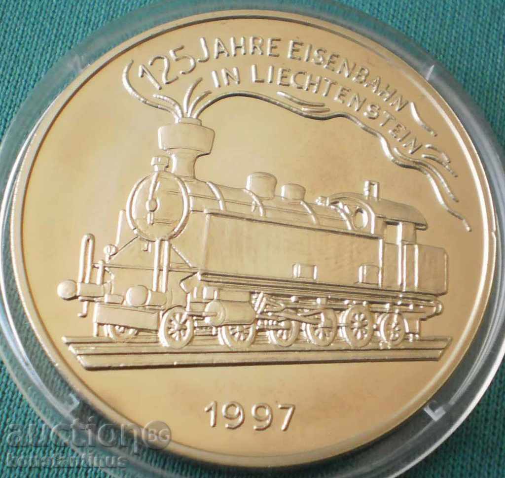 Liechtenstein 5 Euro 1997 UNC Rare