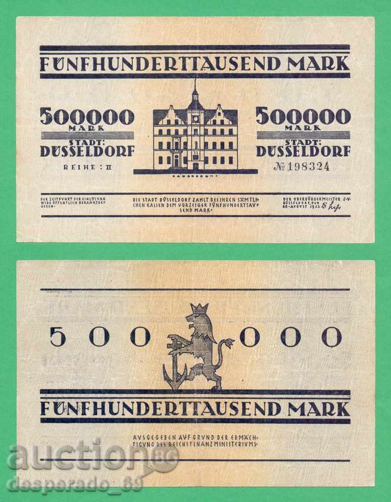 (Düsseldorf) 500 000 marks 1923. • • • •)