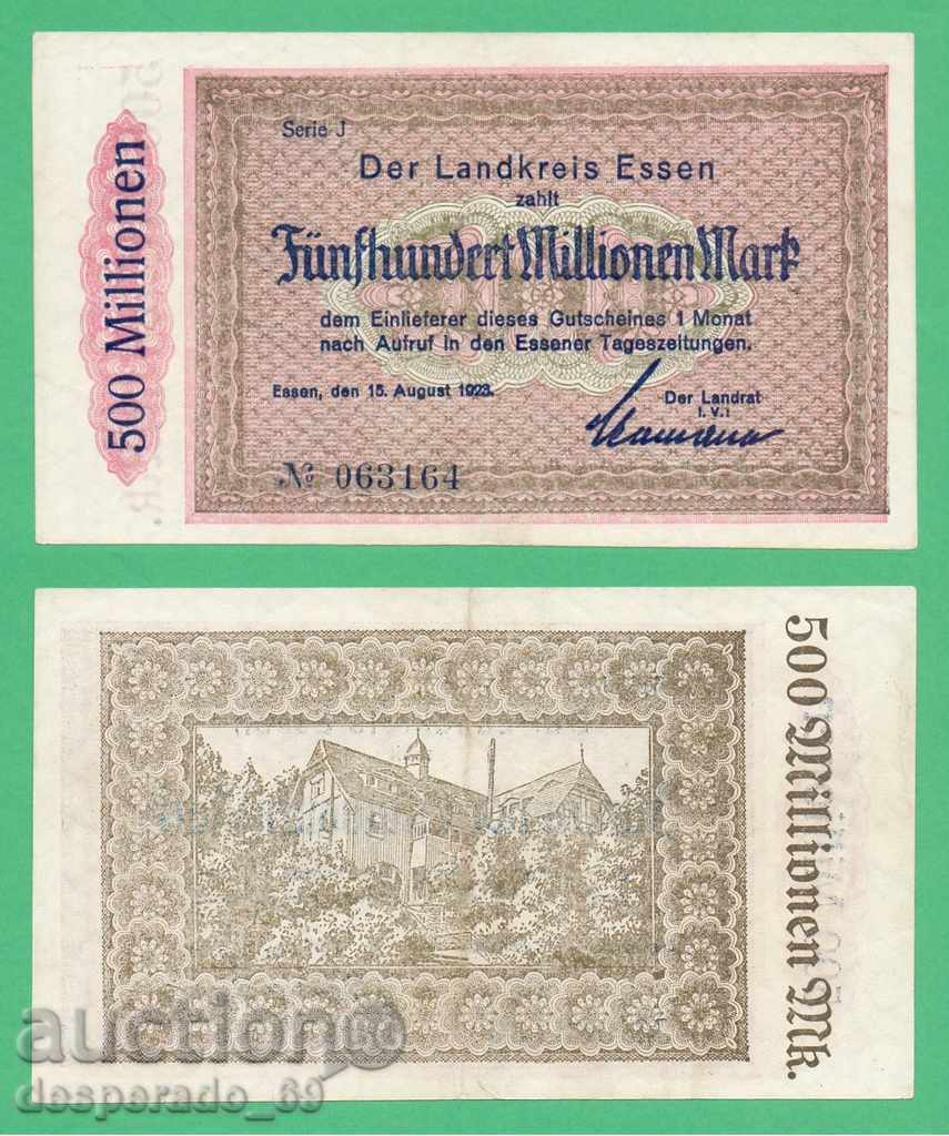 (GERMANY (Essen) 500 million marks 1923. •)