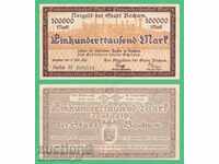 (¯`'•.¸GERMANIA (Bochum) 100.000 de mărci 1923 (2)¸.•'´¯)