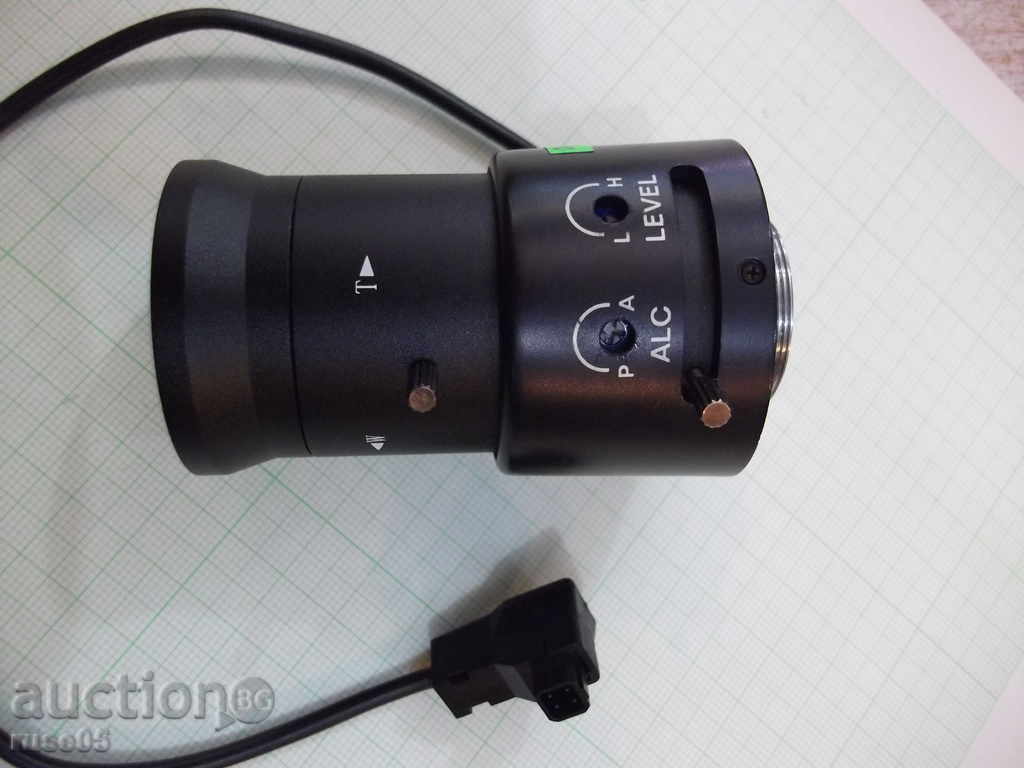 Auction  "EVETAR-CCTV LEN" lens from a viewing camera. working