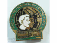13476 знак WFDY Световна федерация на демократичната младеж
