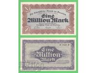 (¯`'•.¸ГЕРМАНИЯ (Саксония) 1 милион марки 1923 UNC¸.•'´¯)