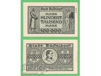 (¯`'•.¸ГЕРМАНИЯ (Düsseldorf) 100 000 марки 1923 UNC-¸.•'´¯)