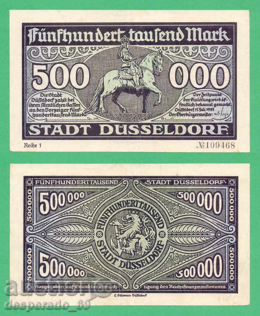 (¯` '• .¸GERMANIYA (Düsseldorf) 500.000 mărci anul 1923. •' '°)