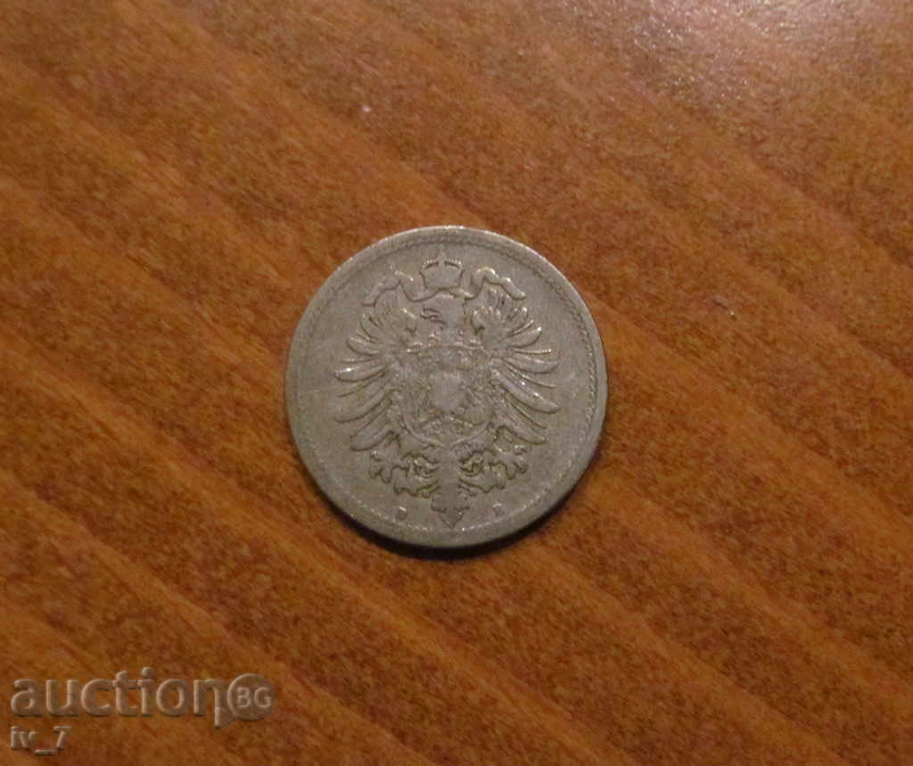 10 PFINING 1876 letter B with price 3.50 BGN | € 1.79