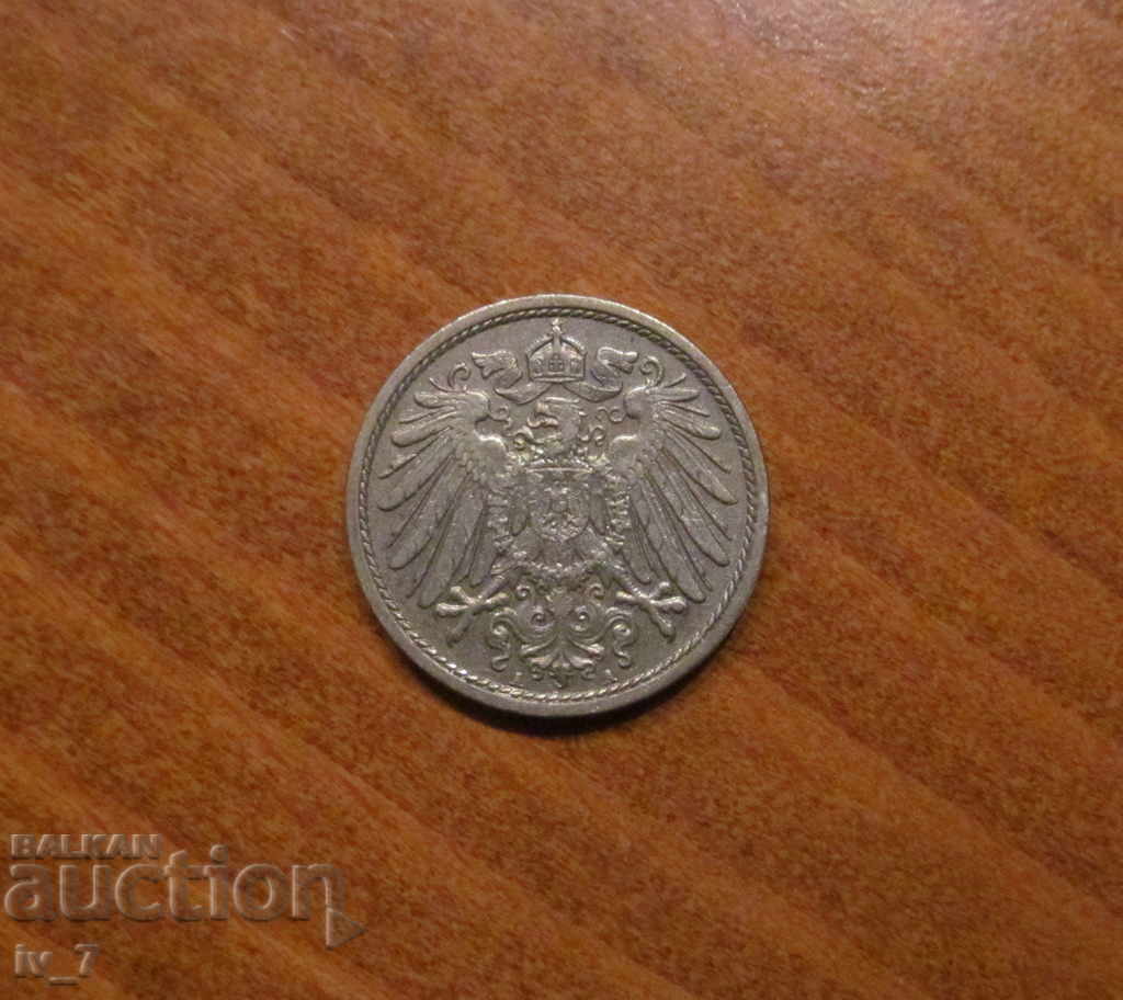 GERMANY 10 PFINING 1914 point A with price 1.49 BGN | € 0.76 GERMANY 10 PFINING 1914 point A with price 1.49 BGN | € 0.76