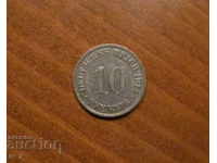GERMANY 10 PFINING 1914 point A
