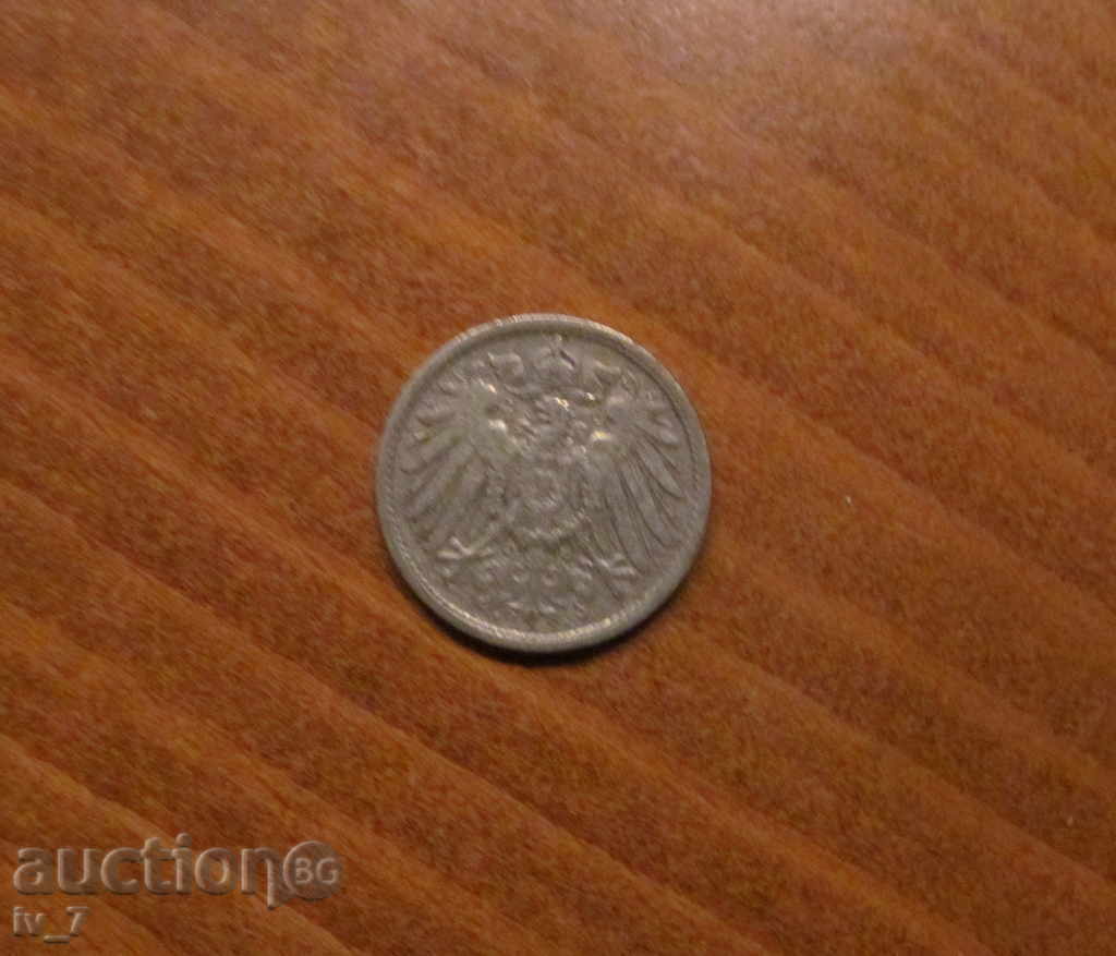 GERMANIA 10 PFENNIG 1912 a. litera A cu preț € 0.80 | 1.56 BGN