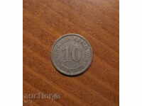 GERMANY 10 PFENNIG 1908 A