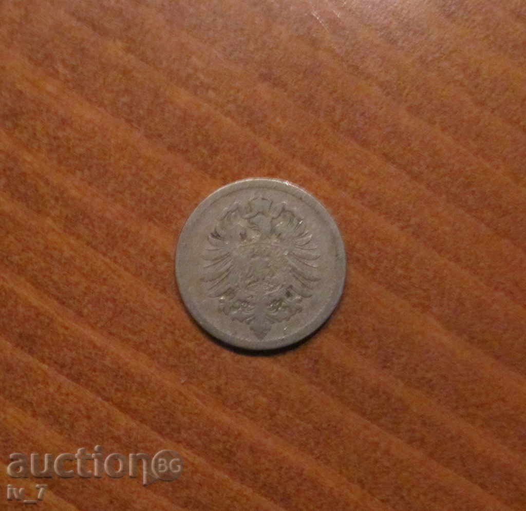 GERMANY 10 PFINING 1888 letter A with price 2.99 BGN | € 1.53 GERMANY 10 PFINING 1888 letter A with price 2.99 BGN | € 1.53