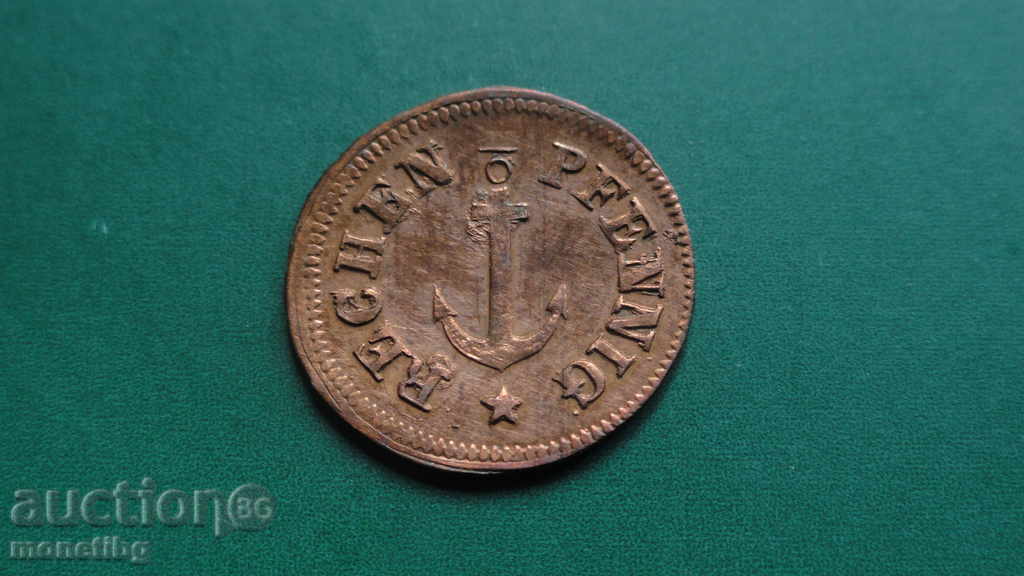 Germany - Rechen Pfennig with price 8.00 BGN | € 4.09 Germany - Rechen Pfennig with price 8.00 BGN | € 4.09