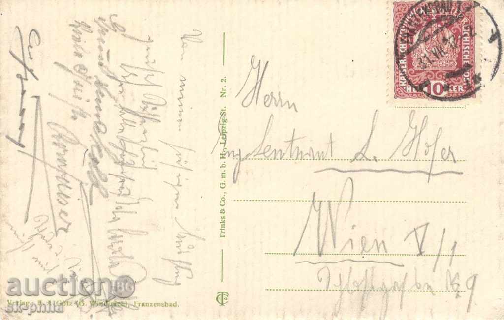 Antique Postcard - Franzensbad, Austro-Hungaria with price 2.90 BGN | € 1.48 Antique Postcard - Franzensbad, Austro-Hungaria with price 2.90 BGN | € 1.48