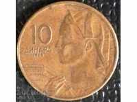 Югославия  10 динара 1963г.