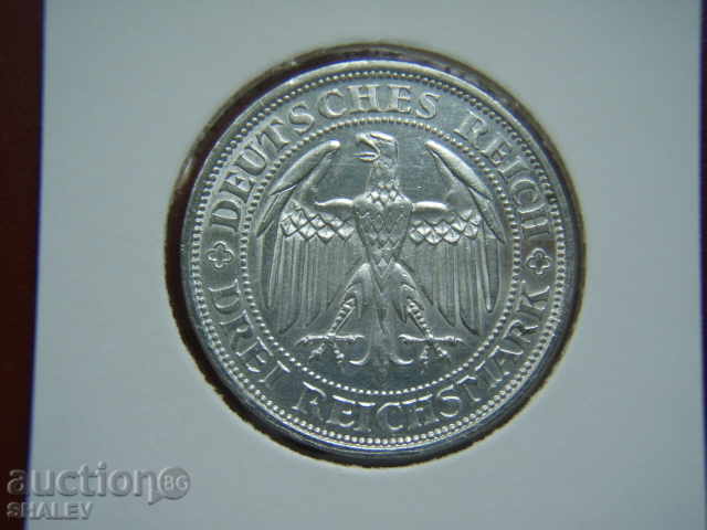 3 Reichsmark 1929 Is Germany (Weimar Republic) - AU - 6 3 Reichsmark 1929 Is Germany (Weimar Republic) - AU - 6