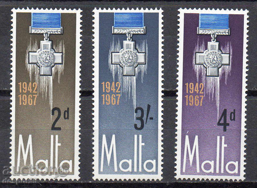 1967. Malta. Georgiyski Cross-Medal.